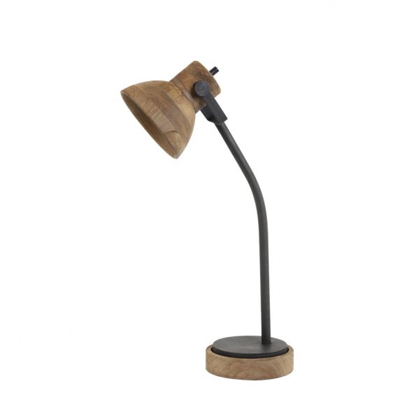 Industrielle Tischlampe Imbert Schwarz – Bild 2