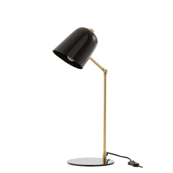 Industrielle Tischlampe Lora Schwarz – Bild 2