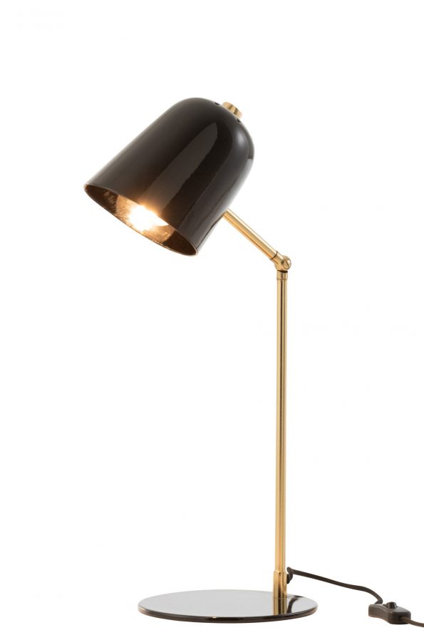 Industrielle Tischlampe Lora Schwarz – Bild 3