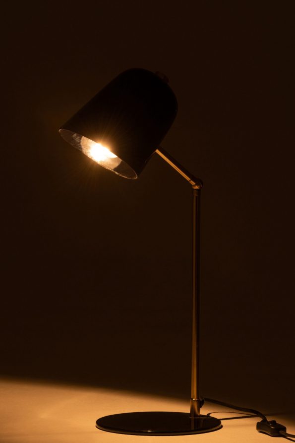 Industrielle Tischlampe Lora Schwarz – Bild 4