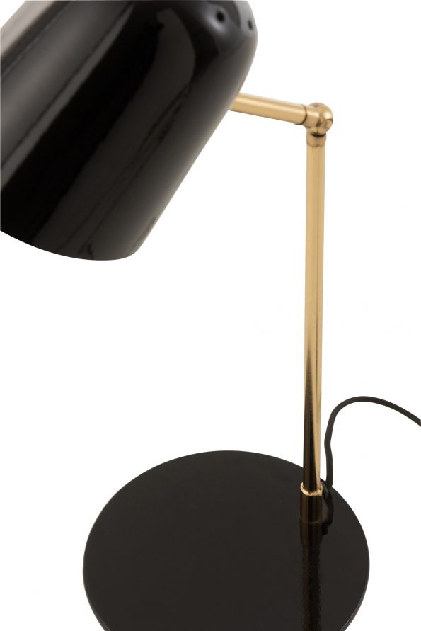 Industrielle Tischlampe Lora Schwarz – Bild 5