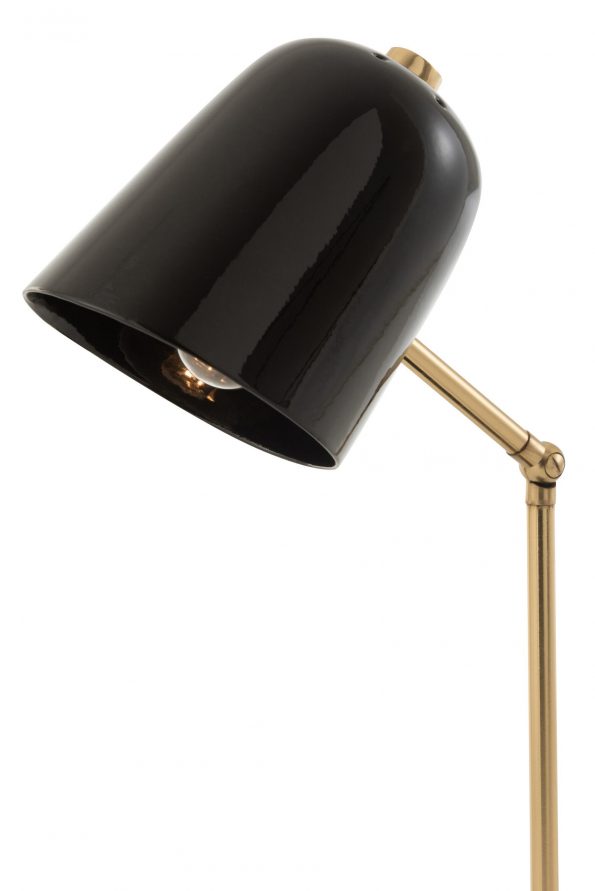 Industrielle Tischlampe Lora Schwarz – Bild 6