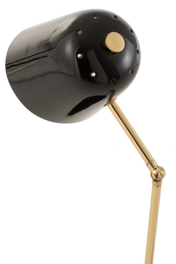 Industrielle Tischlampe Lora Schwarz – Bild 7