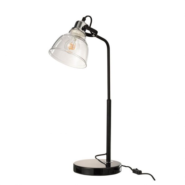 Industrielle Tischlampe Magali Mattglas – Bild 2