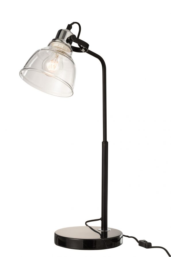 Industrielle Tischlampe Magali Mattglas – Bild 4