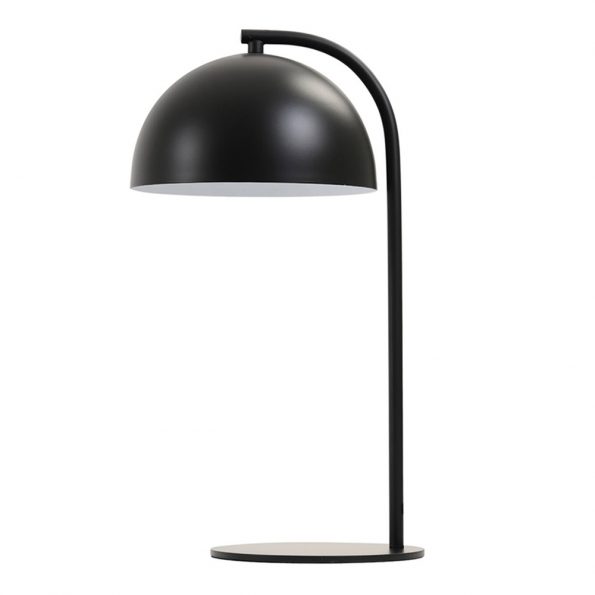 Industrielle Tischlampe Mette Schwarz