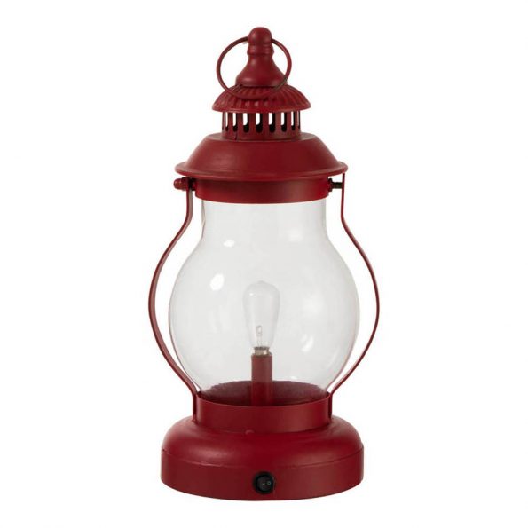 Industrielle Tischlampe Miles Rot