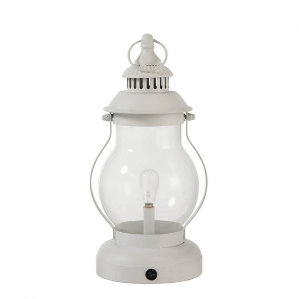 Industrielle Tischlampe Miles Weiß – Bild 2