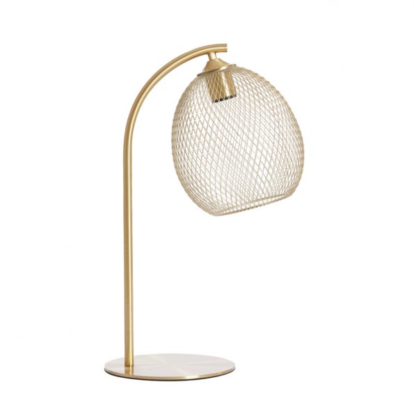 Industrielle Tischlampe Moroc Gold – Bild 2