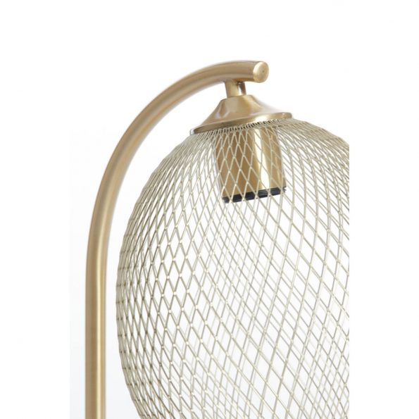 Industrielle Tischlampe Moroc Gold – Bild 4