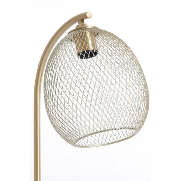 Industrielle Tischlampe Moroc Gold – Bild 5