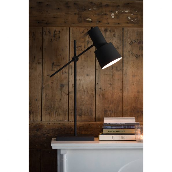 Industrielle Tischlampe Preston Schwarz – Bild 3