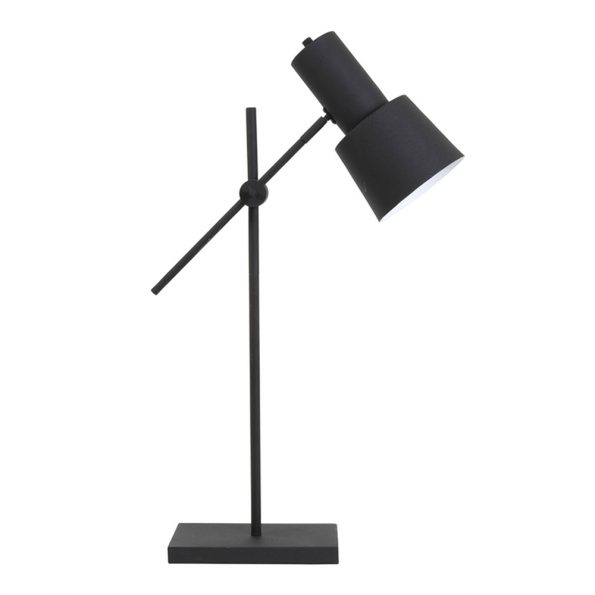 Industrielle Tischlampe Preston Schwarz