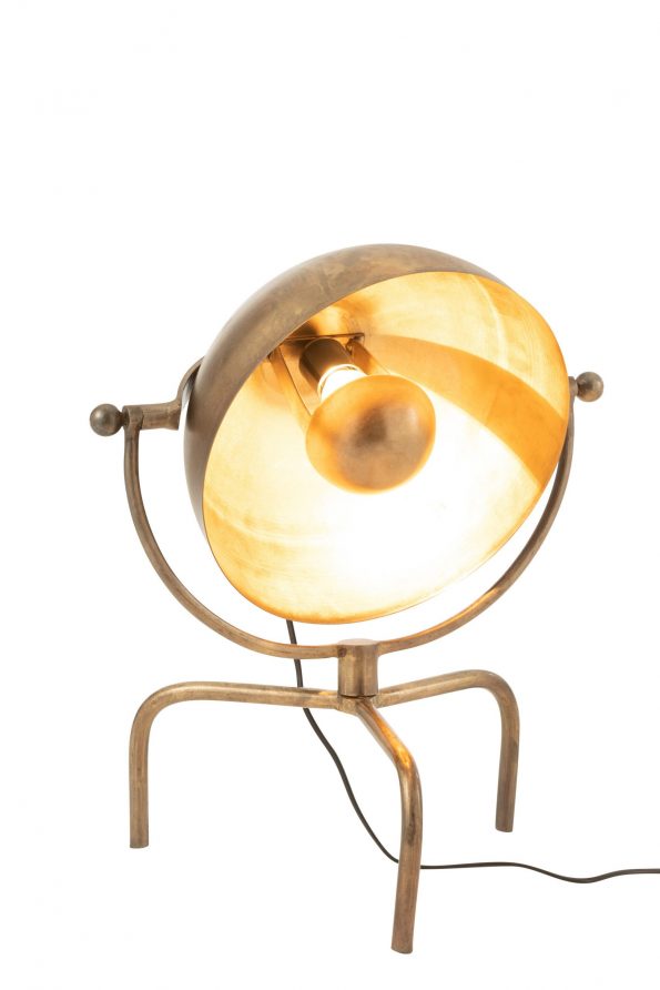 Industrielle Tischlampe Quincy Bronze – Bild 3