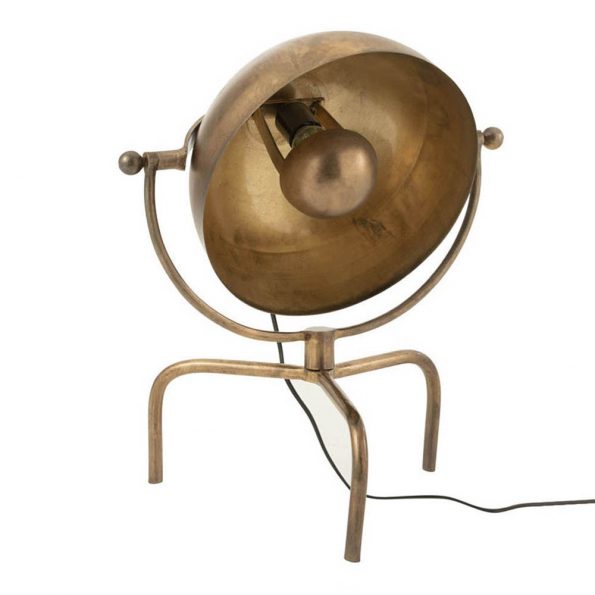 Industrielle Tischlampe Quincy Bronze