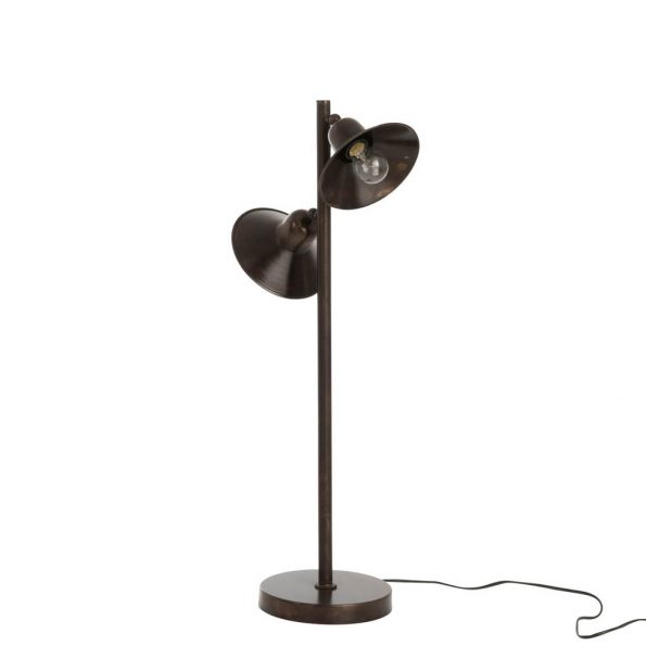 Industrielle Tischlampe Stella Braun – Bild 2