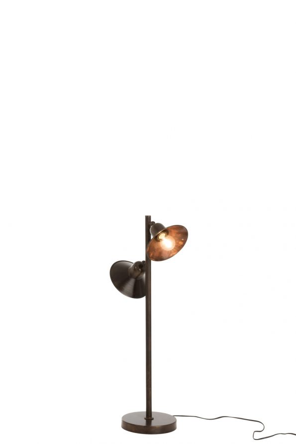 Industrielle Tischlampe Stella Braun – Bild 3