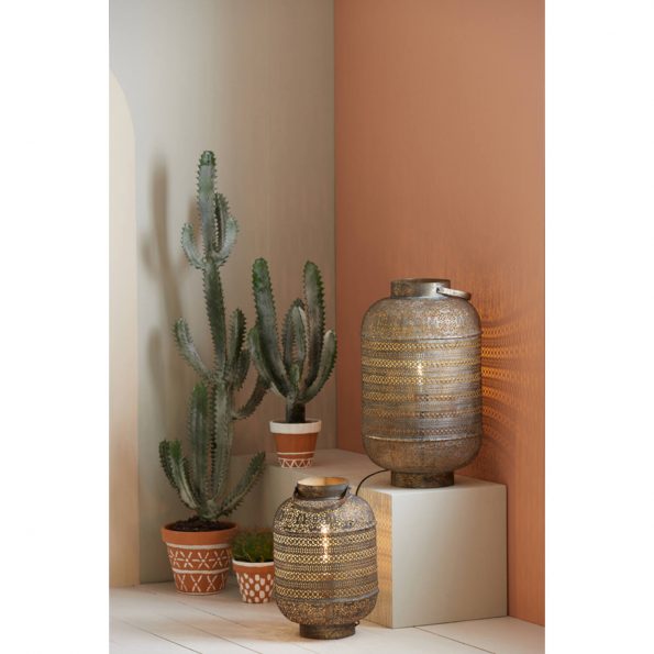 Industrielle Tischlampe Udupi Gold – Bild 3