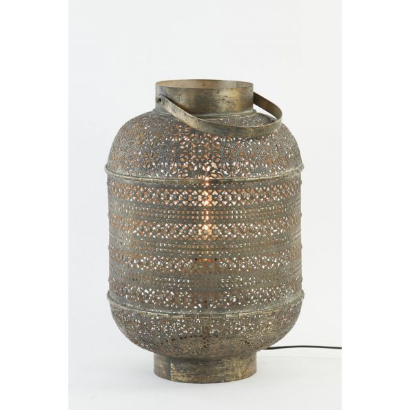 Industrielle Tischlampe Udupi Gold – Bild 8