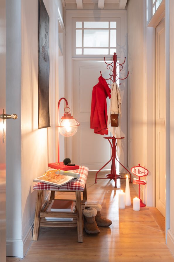 Industrielle Tischlampe Vinny Rot – Bild 6