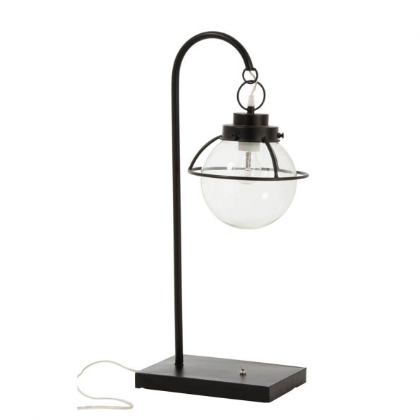 Industrielle Tischlampe Vinny Schwarz – Bild 2